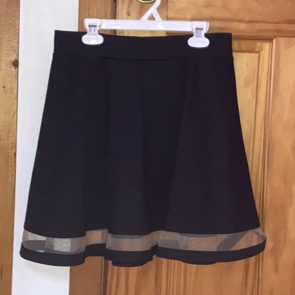 Large Black Skater Skirt